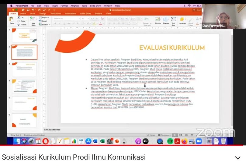 sosialisasi kurikulum 21